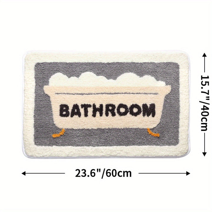 Super Absorbent Anti-Slip Bath Mat for Bathroom and Toilet - Milo-40cm x 60cm-Bath-State of Style