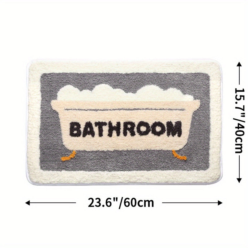 Super Absorbent Anti-Slip Bath Mat for Bathroom and Toilet - Milo-40cm x 60cm-Bath-State of Style