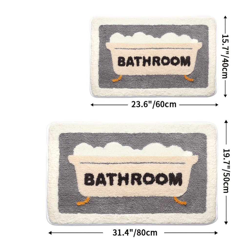 Super Absorbent Anti-Slip Bath Mat for Bathroom and Toilet - Milo-40cm x 60cm-Bath-State of Style