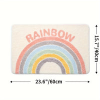 Super Absorbent Anti-Slip Bath Mat for Bathroom and Toilet - Milo-40cm x 60cm-Rainbow-State of Style