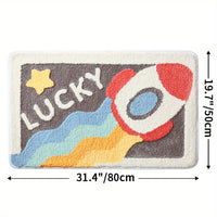 Super Absorbent Anti-Slip Bath Mat for Bathroom and Toilet - Milo-50cm x 80cm-Rocket-State of Style