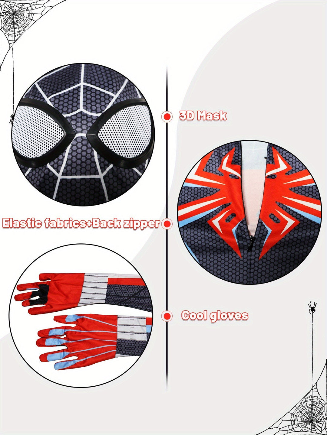 Superhero Costume Child – RedVex-3-4 years-State of Style