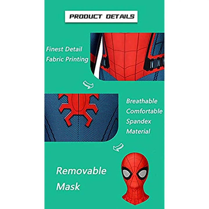 Superhero Costume Child – WebStrike-100-110cm-State of Style
