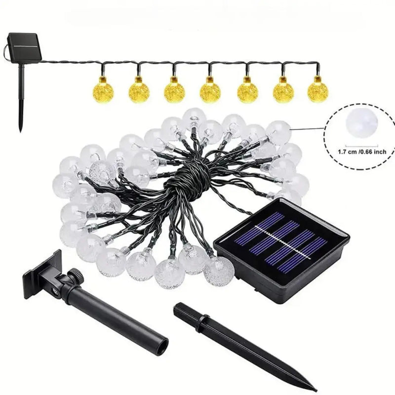 Sustainable LED Light Chain - SolarGlow-5 Meters - 20 Lights-State of Style