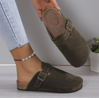 Sweden Instap Shoes with Adjustable Buckle - Summit-Olive Green-3.0-State of Style