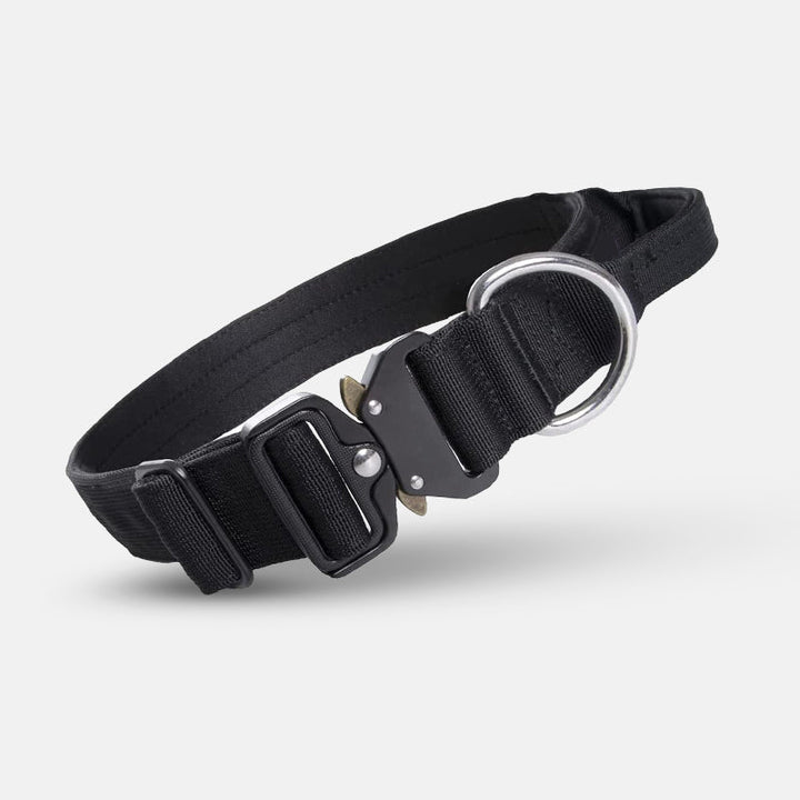 Tactical Dog Collar with Handle - PowerGrip-Black-M-State of Style