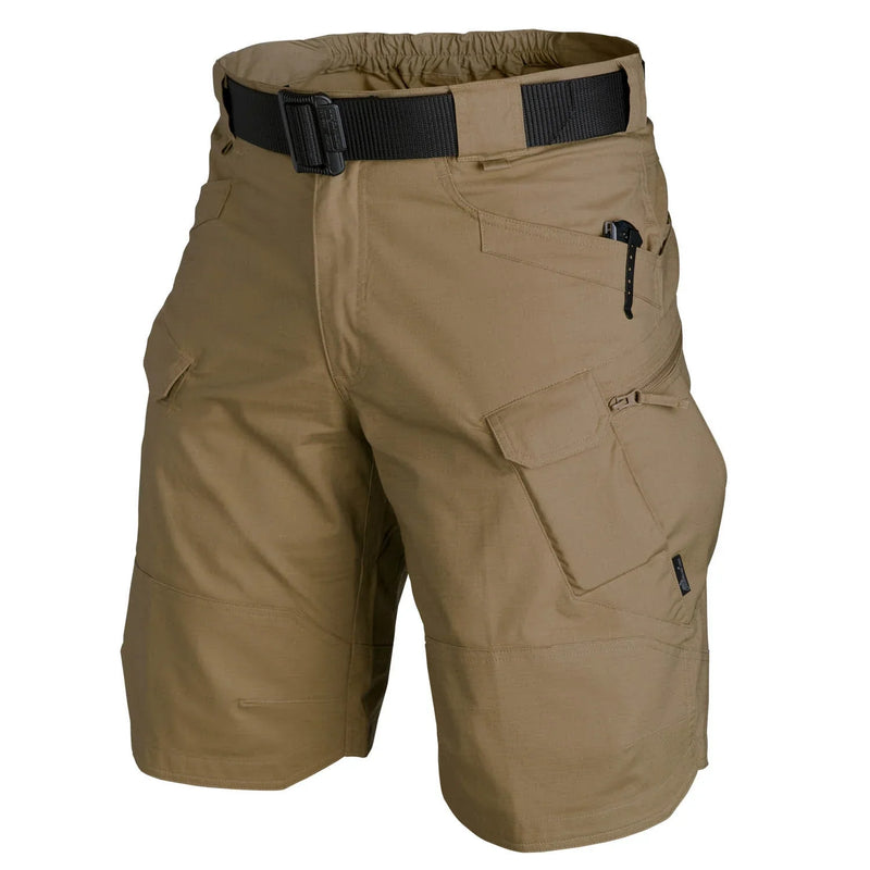 Tactical Men's Outdoor Shorts – Damian-Khaki-S-State of Style