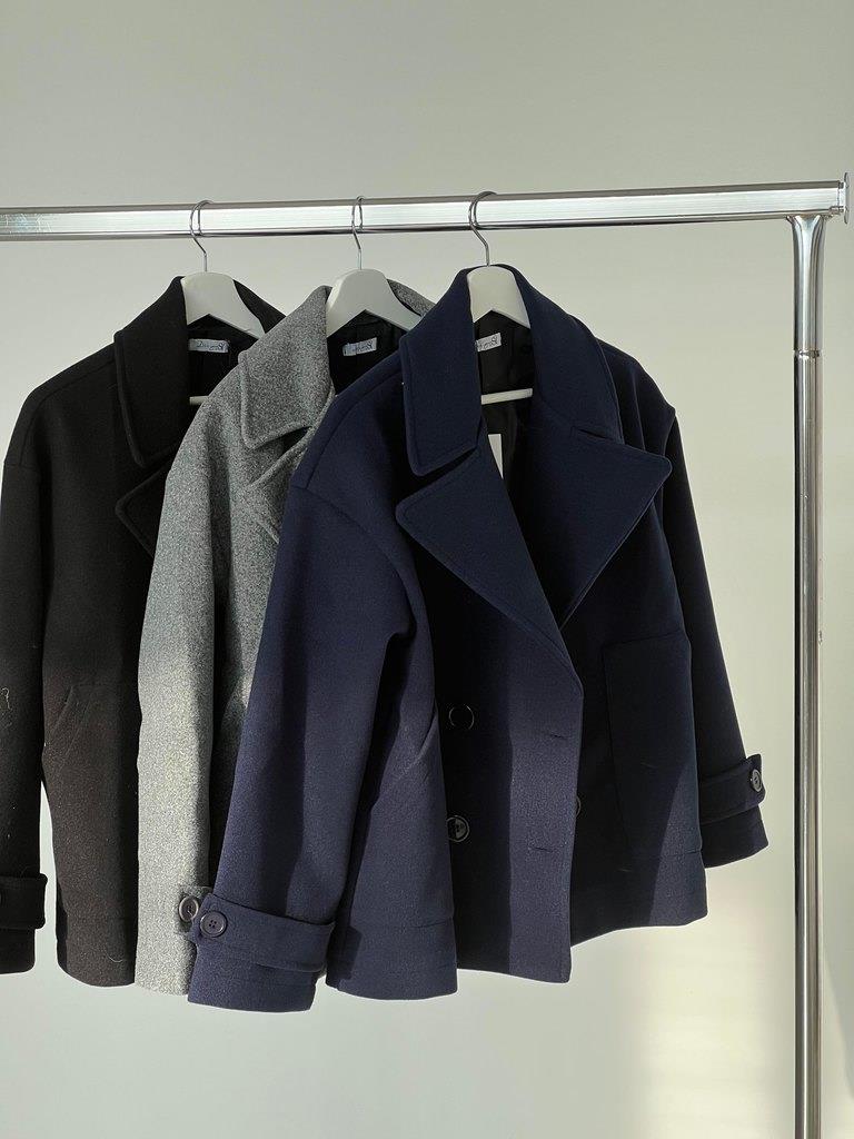 Tailored Winter Coat - Elise-Grey-XS/S-State of Style
