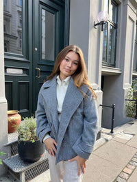 Tailored Winter Coat - Elise-Grey-XS/S-State of Style