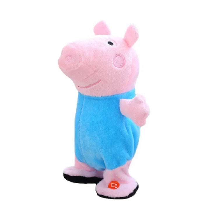 Talking and Walking Plush Toy - MagicTalk-Piglet - blue-State of Style