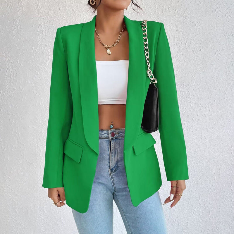 Tatjana | Timeless Classic Elegant Blazer-Green-S-State of Style