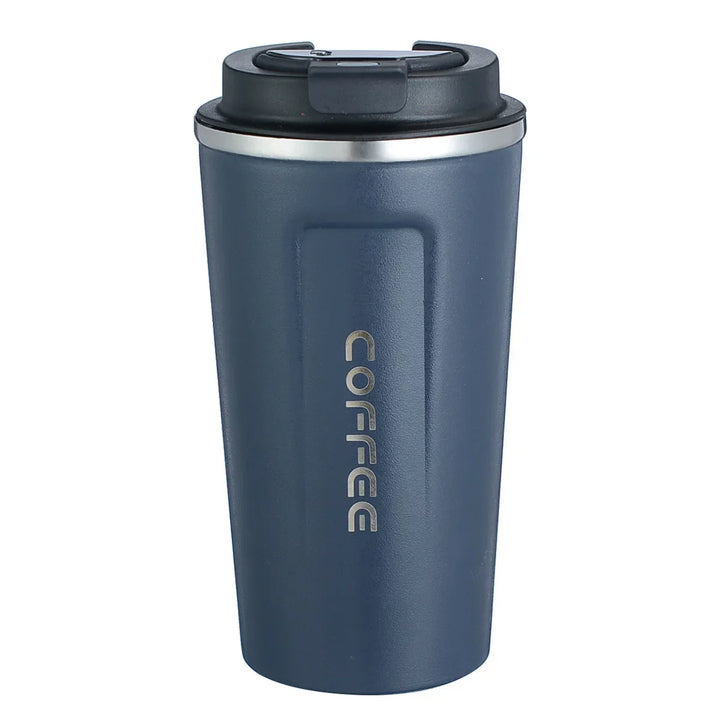 TempMate Smart Stainless Steel Thermos Mug with Temperature Display-380ML-Pink with Portable Strap-State of Style