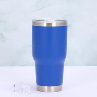 TempTraveler Insulated Travel Mug with Slide Lid-Blue-State of Style