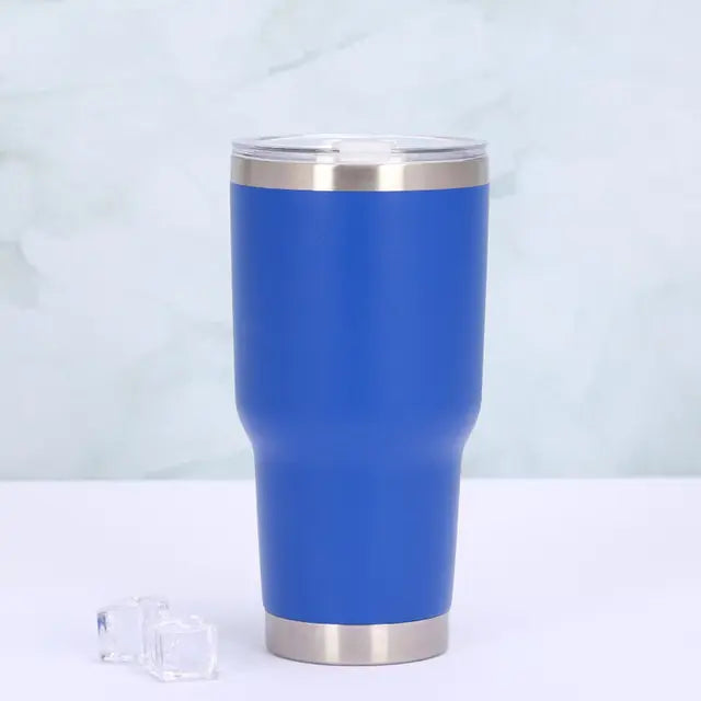 TempTraveler Insulated Travel Mug with Slide Lid-Blue-State of Style