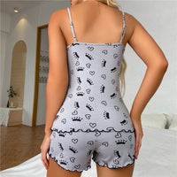 Tessa Sleeveless Pyjama Set-Navy Blue-S-State of Style