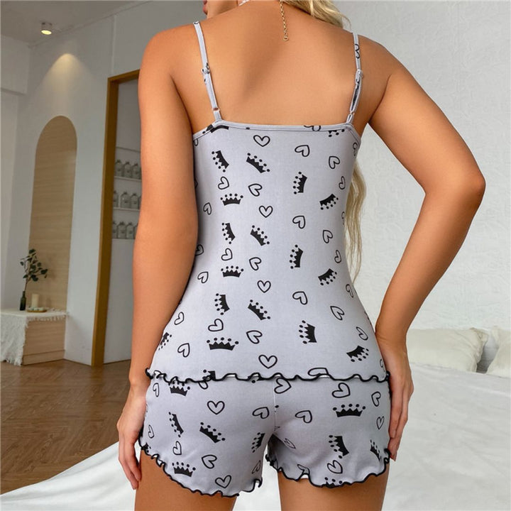 Tessa Sleeveless Pyjama Set-Navy Blue-S-State of Style