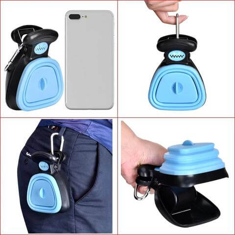 The Ultimate Pooper Scooper + FREE 1 Pack of Biodegradable Bags - PooPal-Blue-S-State of Style