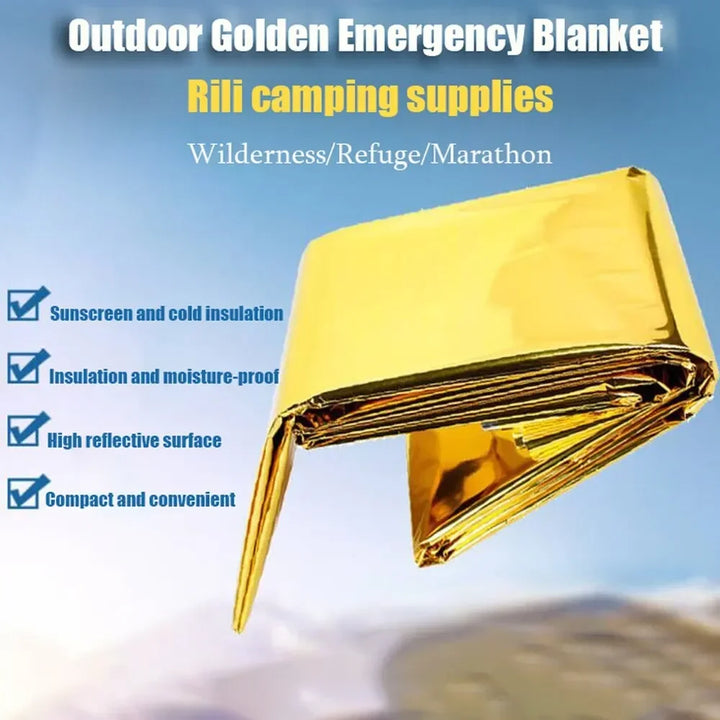 ThermaShield Poncho – Multifunctional Emergency and Insulation Blanket-Silver A-State of Style
