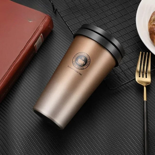 ThermaSip Travel Coffee Mug-Bronze-State of Style