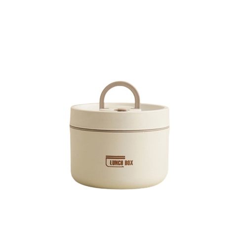 ThermoBox Multi-Layered Insulated Lunchbox with FREE Carry Bag-Large-White-State of Style