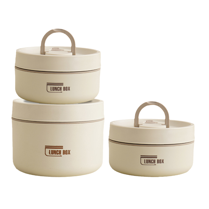 ThermoBox Multi-Layered Insulated Lunchbox with FREE Carry Bag-Small-Blue-State of Style