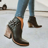 Ladies' Ankle Boots with Heel – Clara