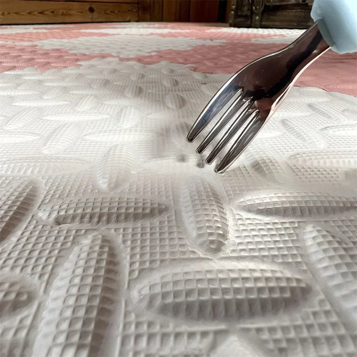 Thick Baby Play Mat – SquishyPlay-White Grey Cyan-State of Style