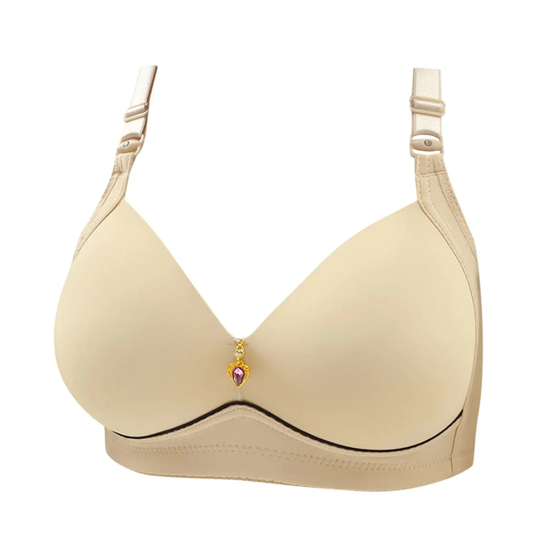 Thin-Cup Wireless Plus Size Bra - Comfortable All-Day Wear-Nude-12-State of Style