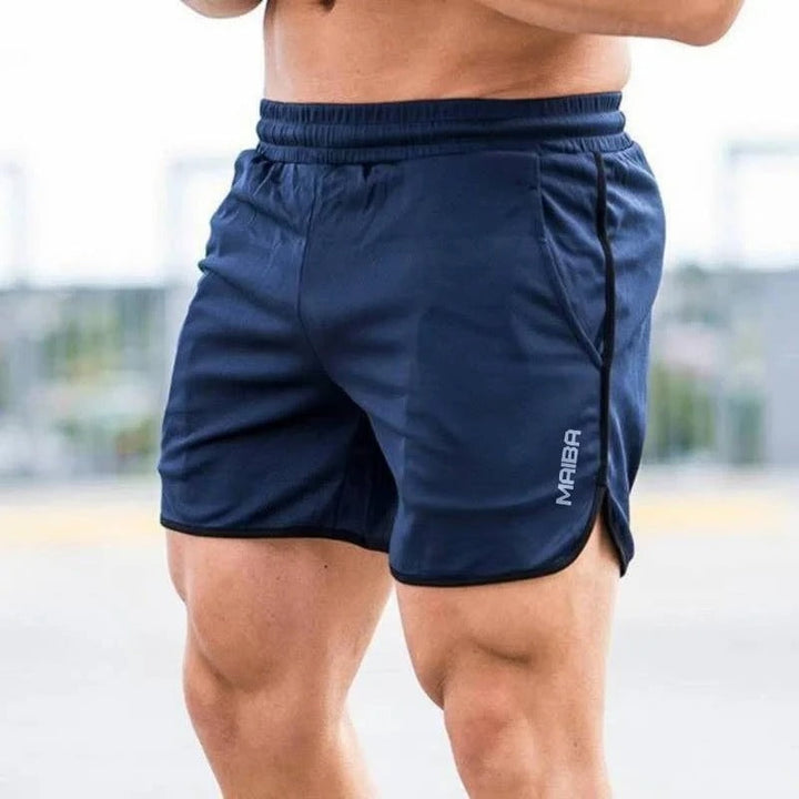 Tight Swim Shorts Made of Stretch Fabric for Men - Timo-Dark blue-M-State of Style