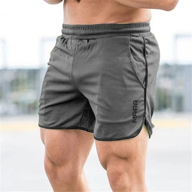 Tight Swim Shorts Made of Stretch Fabric for Men - Timo-Grey-M-State of Style