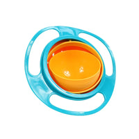 Tilt-Proof and Spill-Free Gyro Bowl - SpinSnack-Green-State of Style