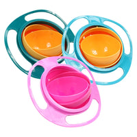 Tilt-Proof and Spill-Free Gyro Bowl - SpinSnack-Green-State of Style