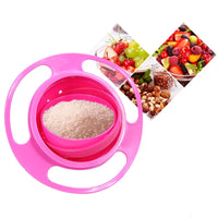 Tilt-Proof and Spill-Free Gyro Bowl - SpinSnack-Green-State of Style
