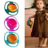 Tilt-Proof and Spill-Free Gyro Bowl - SpinSnack-Green-State of Style