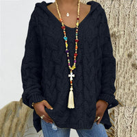 Timeless Cable Knit Jumper for Women – Maelle-Black-S-State of Style