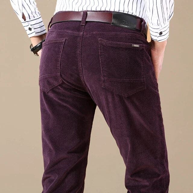 Timeless Corduroy Trousers for Men - Julian-Khaki-28-State of Style