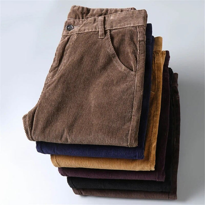 Timeless Corduroy Trousers for Men - Julian-Khaki-28-State of Style