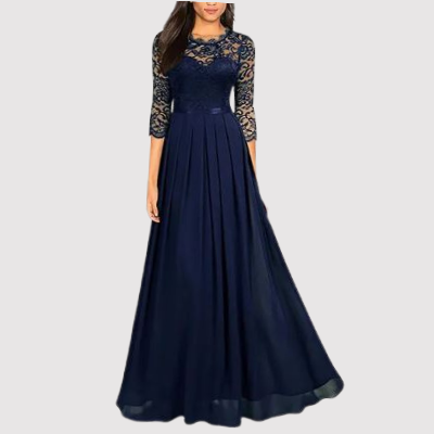 Timeless Maxi Evening Dress - Celeste-Blue-S-State of Style