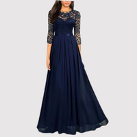 Timeless Maxi Evening Dress - Celeste-Blue-S-State of Style