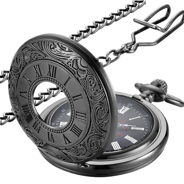 Timeless Vintage Pocket Watch - Kevin-Black-State of Style