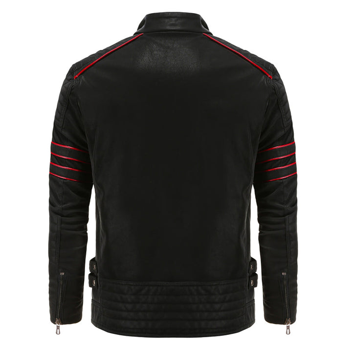 Titanium Rogue Leather Jacket - Hugh-Black-S-State of Style