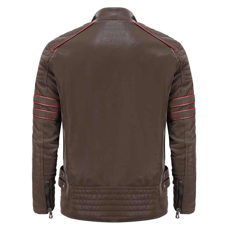 Titanium Rogue Leather Jacket - Hugh-Black-S-State of Style