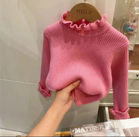 Toddler Cotton Sweater – Soft and Comfortable Toddler Clothing-Pink-80 for 12-18M-State of Style