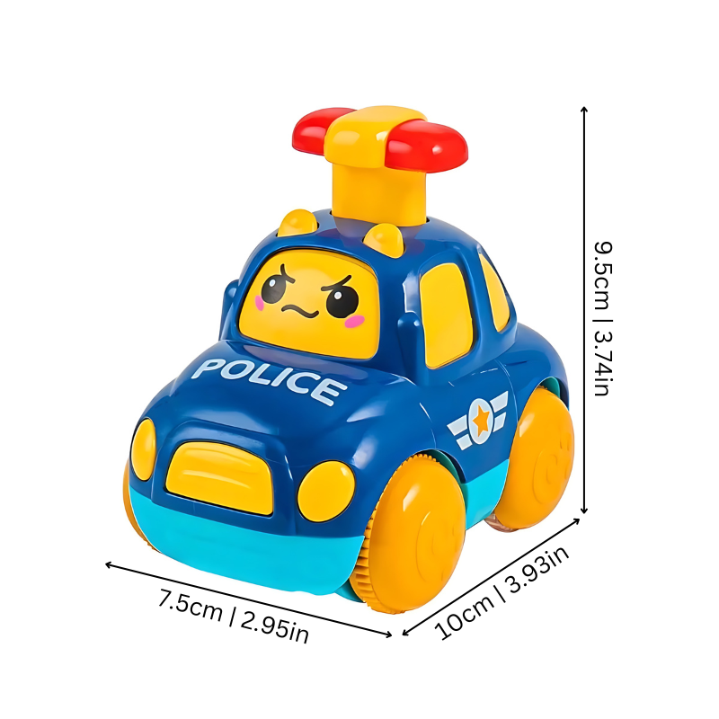 Toddler Rescue Toy Cars - TurboTrekker-3-Pack-State of Style