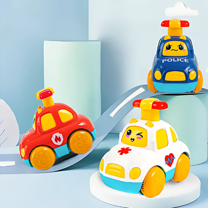 Toddler Rescue Toy Cars - TurboTrekker-3-Pack-State of Style