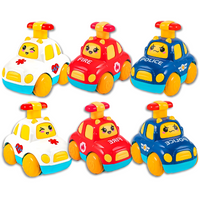 Toddler Rescue Toy Cars - TurboTrekker-6-Pack-State of Style