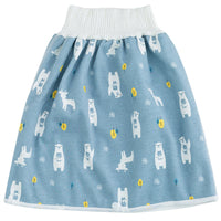 Toddler Toilet Training Pants - PottyPro-Skirt-Blue forest animals-M (0-3 years)-State of Style