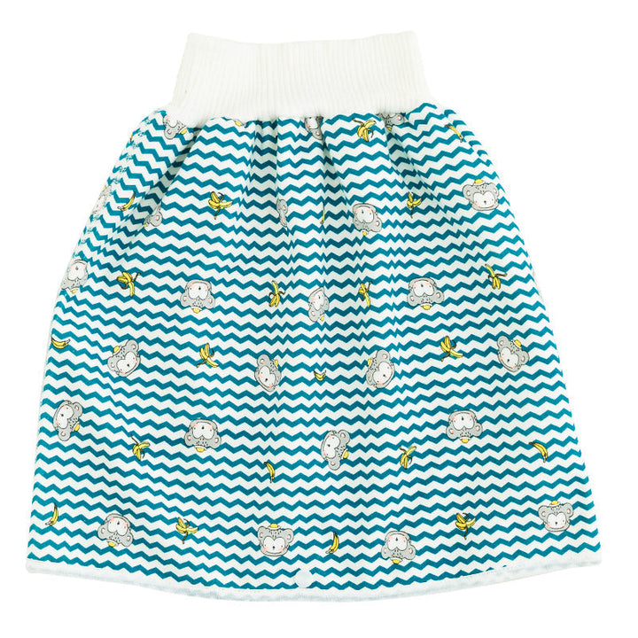 Toddler Toilet Training Pants - PottyPro-Skirt-Striped monkeys-M (0-3 years)-State of Style