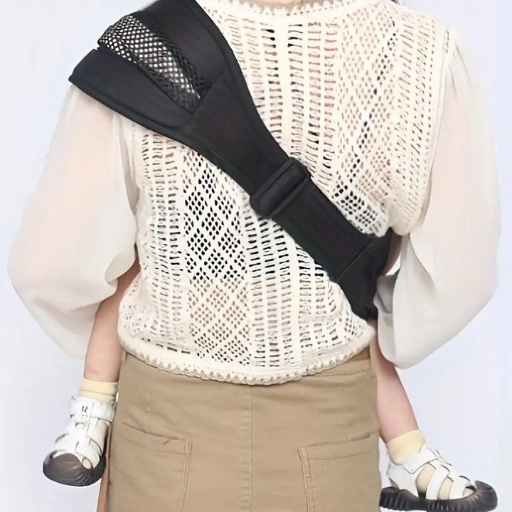 Together on the Go with Elin – Adjustable Ergonomic Baby Carrier for Parents-Black-State of Style