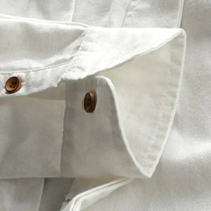 Traditional Japanese Men's Shirt - Yuki-Blue-M-State of Style